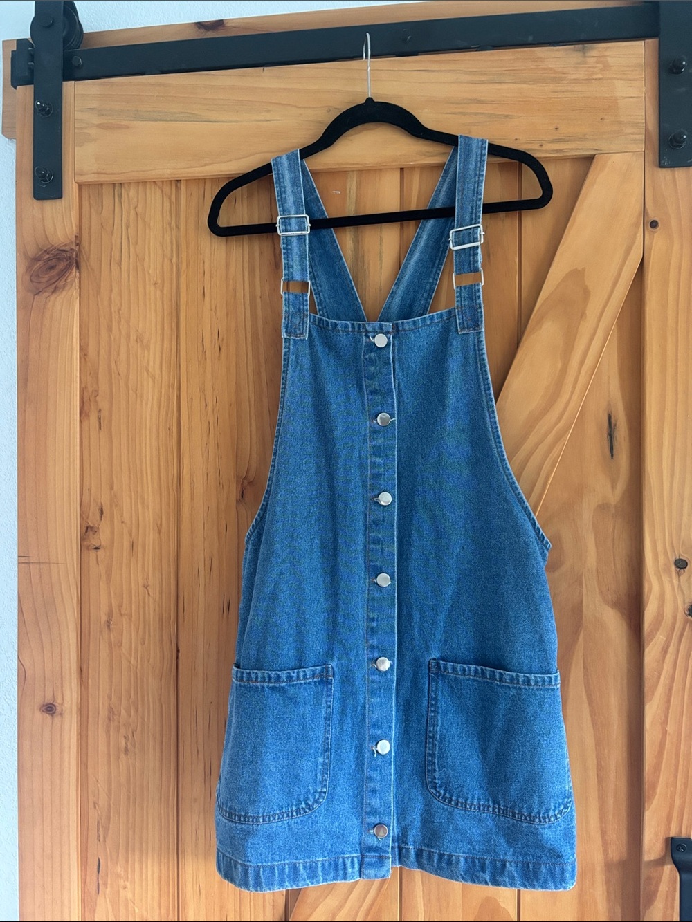 iris Blue Denim-Style Hanging Closet Organizer